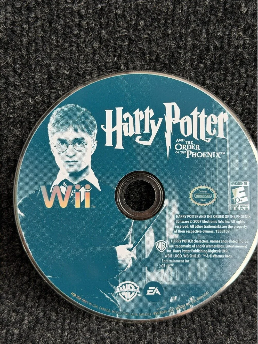 Harry Potter Order of the Phoenix Nintendo Wii Disc Only Tested